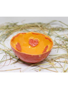 Miska serca ceramika handmade 2