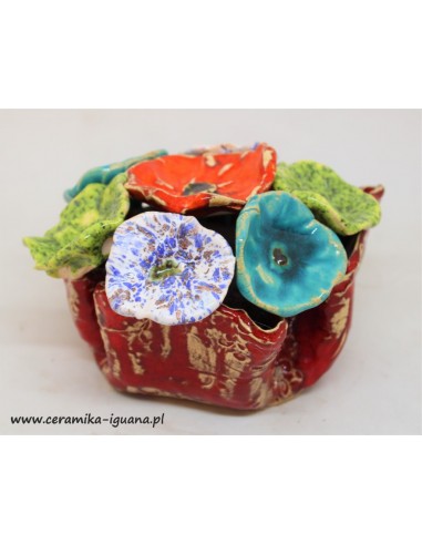 Duży  FLOWERBOX  KWIATY CERAMICZNE... Duży  FLOWERBOX  KWIATY CERAMICZNE...