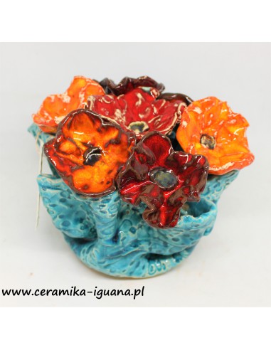 FLOWERBOX Keramik Blumen schöne Set...